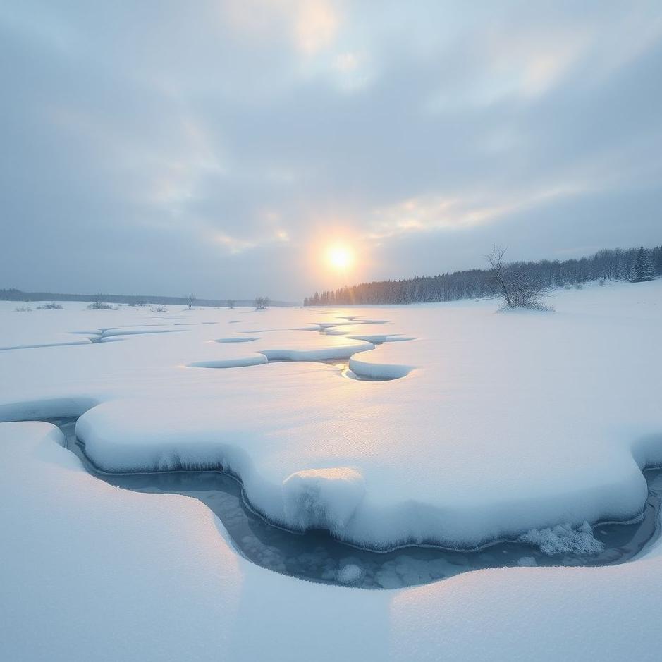 Dream : Melting snow in a dream
