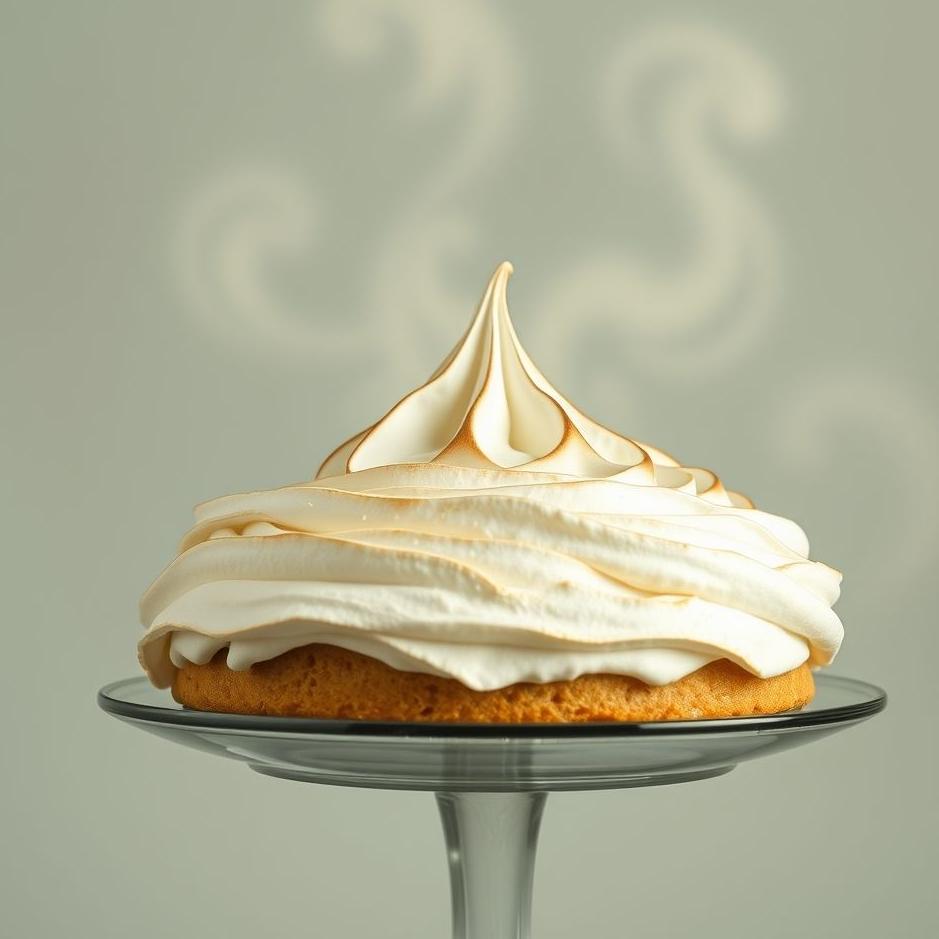 Dream : Meringue on your head in a dream