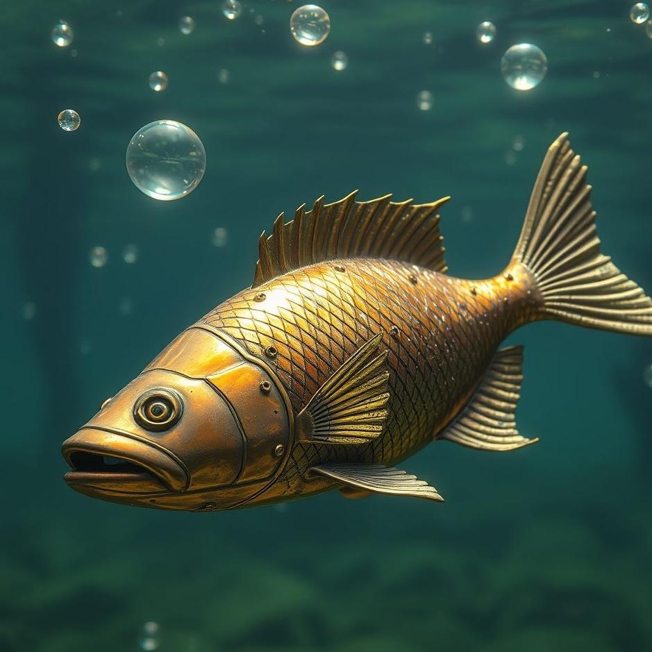 Dream : Metal fish in a dream