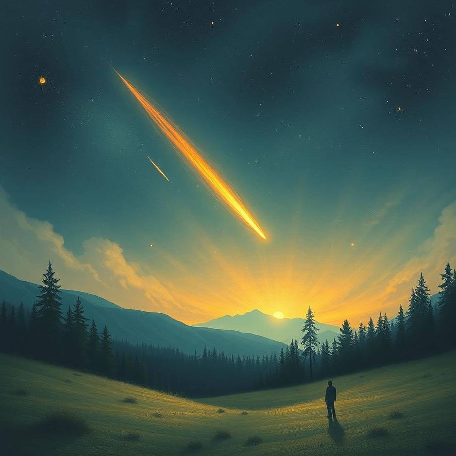 Dream : Meteor fall in a dream