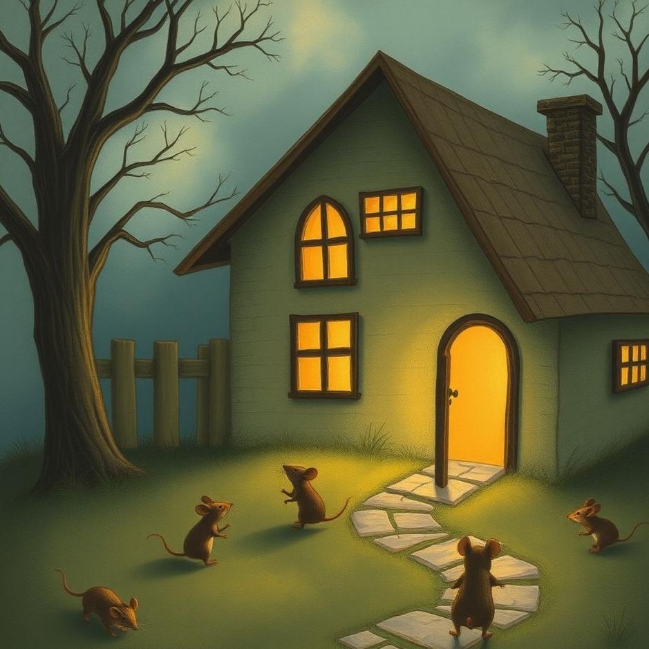 Dream : Mice wandering around the house in a dream