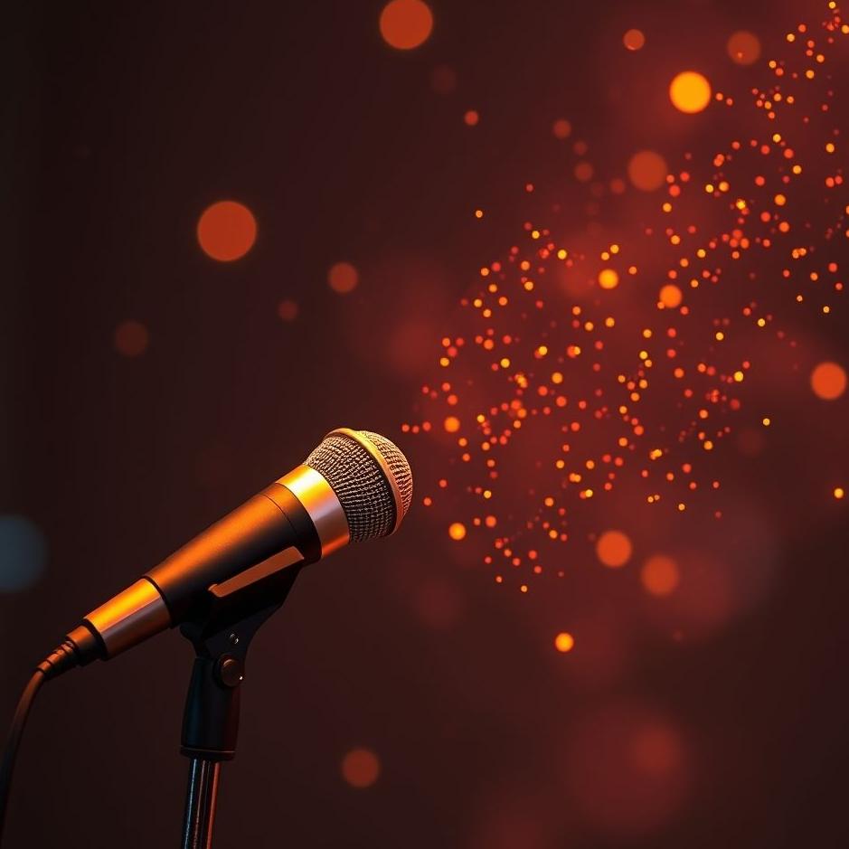 Dream : Microphone singing in a dream