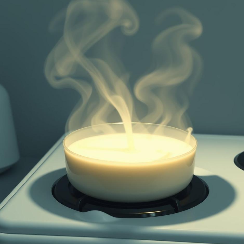 Dream : Milk boiling on the stove in a dream