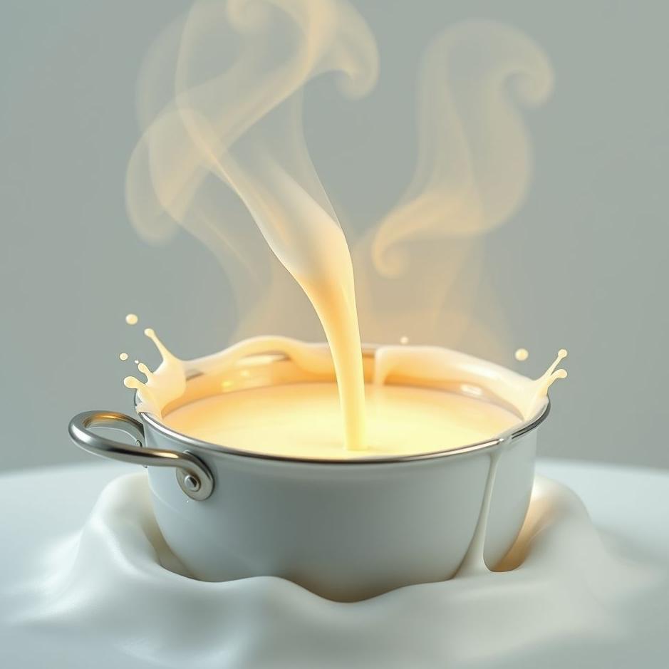 Dream : Milk cooking in a dream