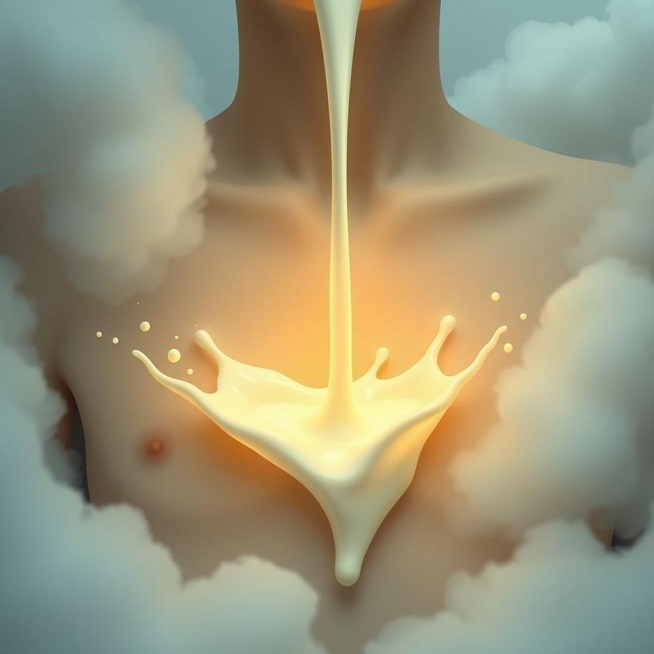 Dream : Milk flowing from the chest in a dream