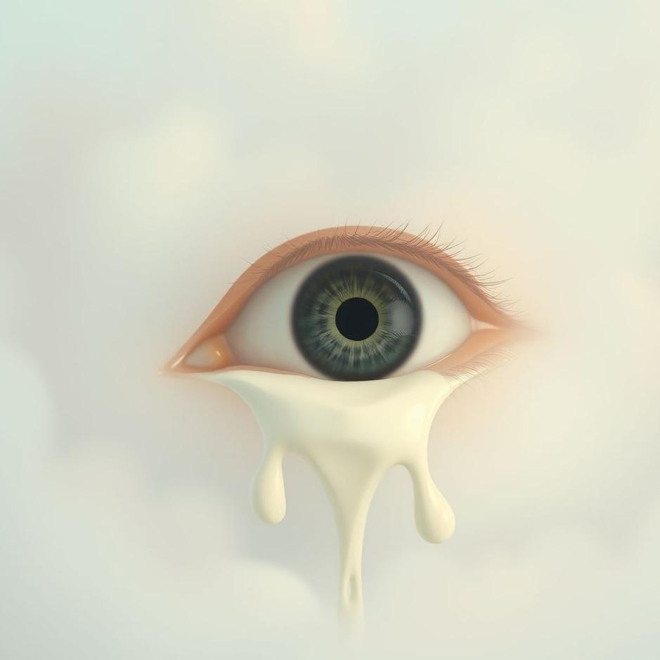 Dream : Milk flowing from the eye in a dream