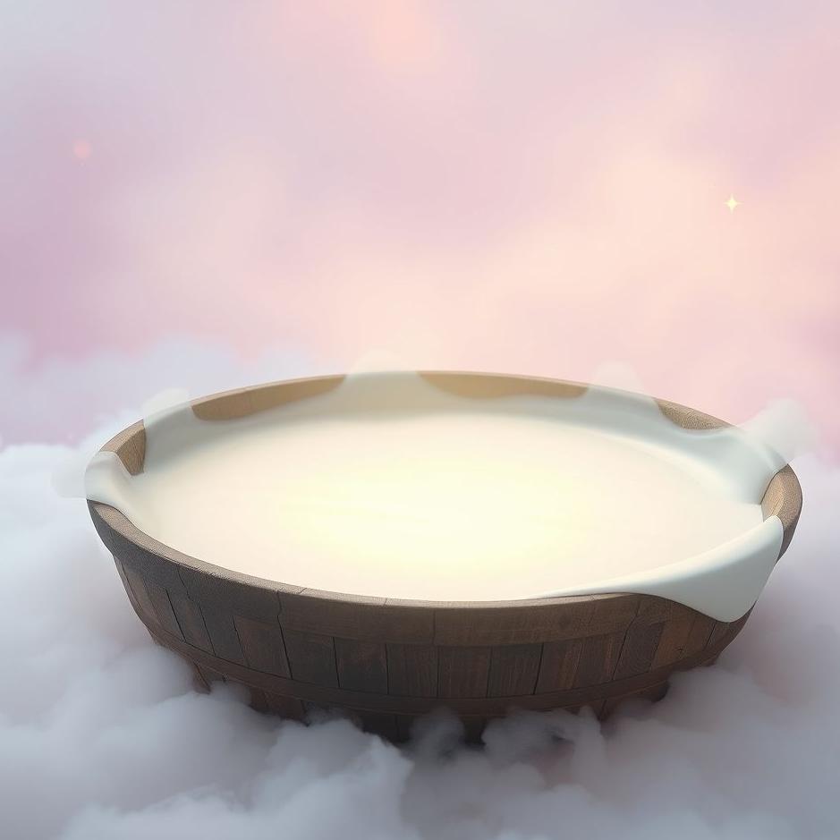Dream : Milk in a basin in a dream