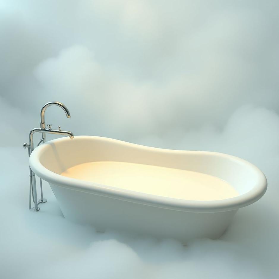Dream : Milk in a bathtub in a dream