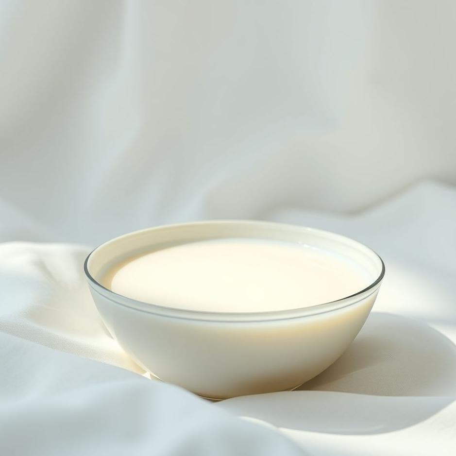 Dream : Milk in a bowl in a dream