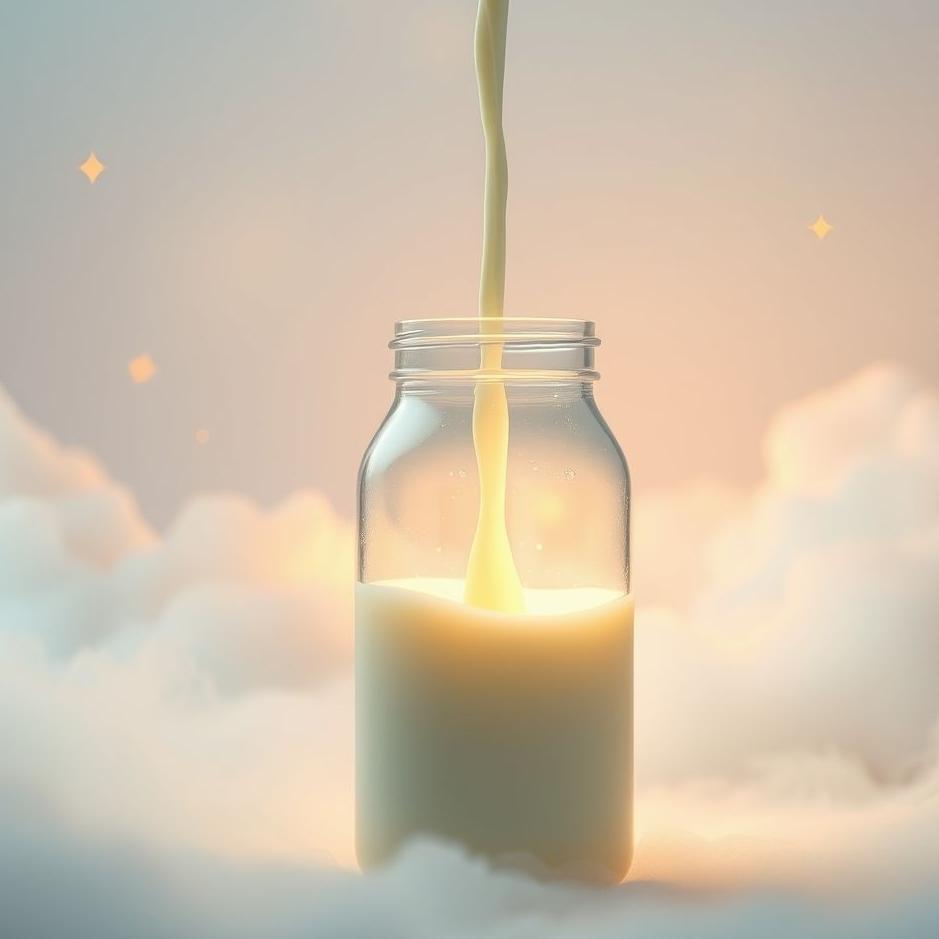 Dream : Milk in a jar in a dream
