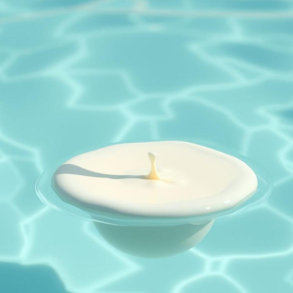 Dream : Milk in a pool in a dream
