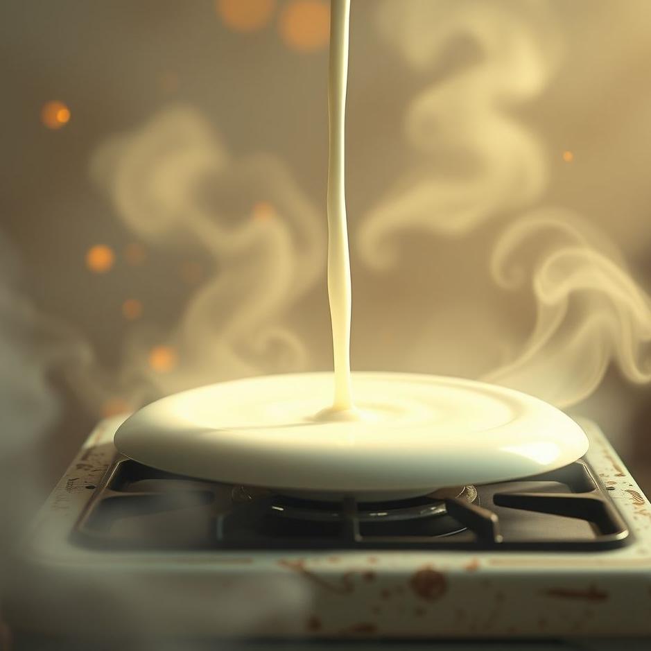 Dream : Milk on the stove in a dream