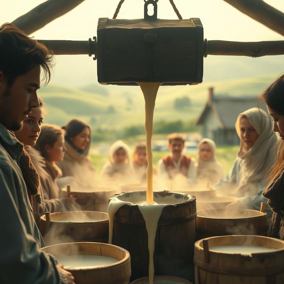 Dream : Milk the chute of your village in a dream