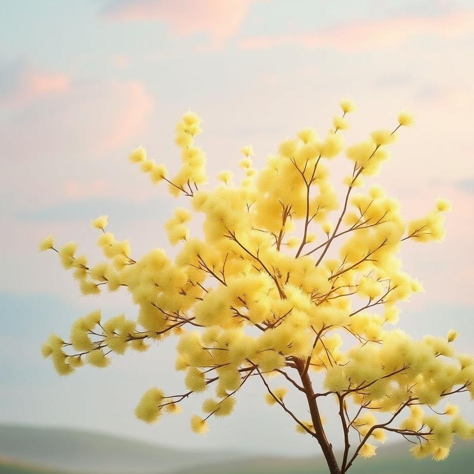 Dream : Mimosa tree in a dream
