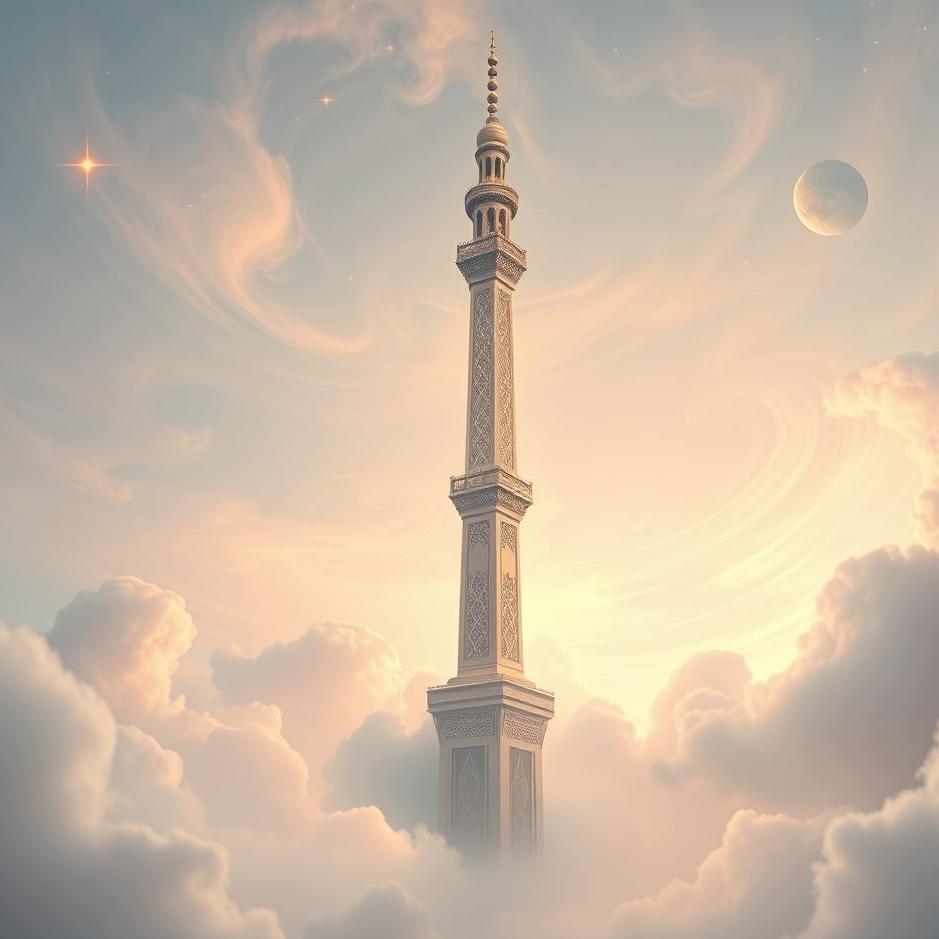 Dream : Minaret flying in a dream