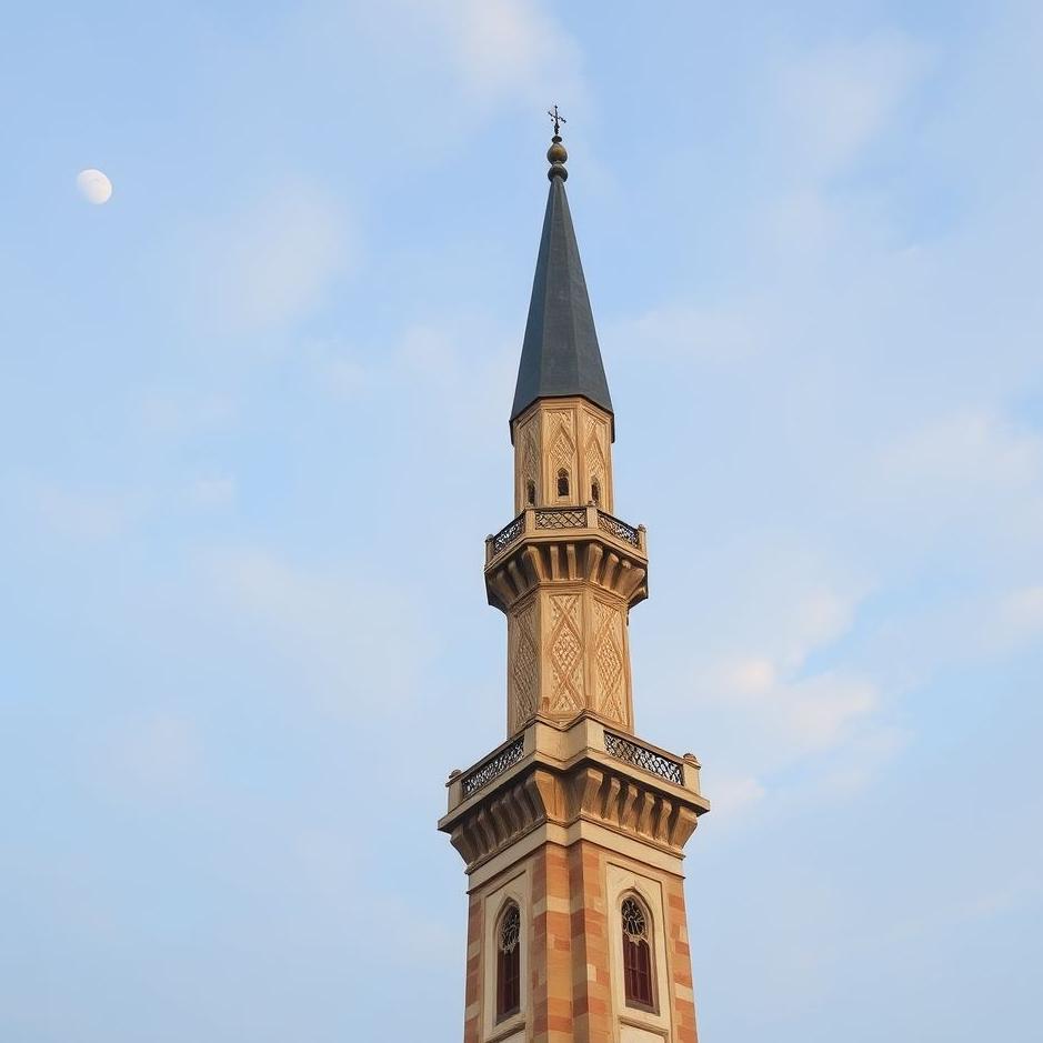Dream : Minaret leaning in a dream