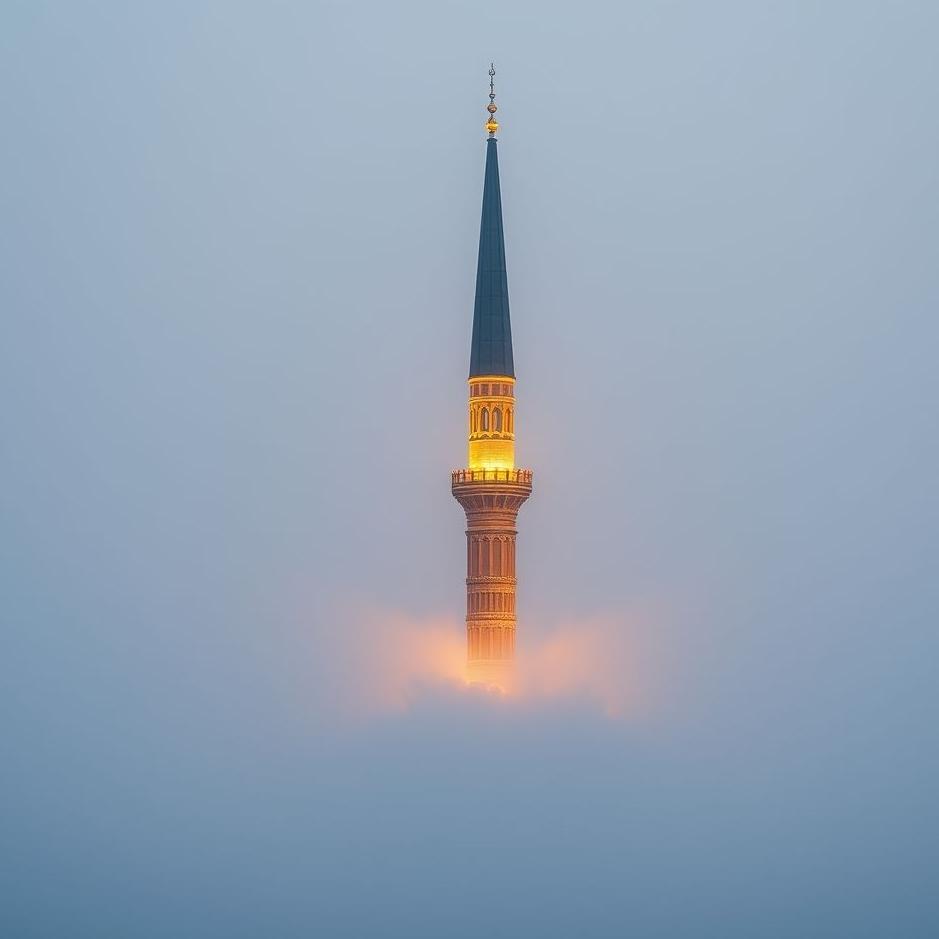 Dream : Minaret rising in a dream