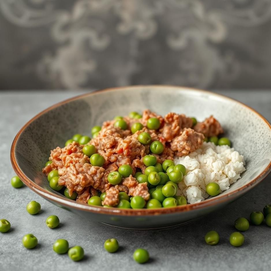 Dream : Minced meat and peas in a dream