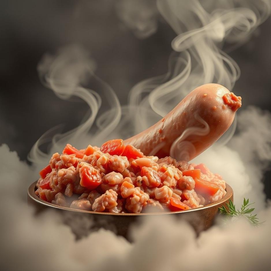 Dream : Minced meat and sausage in a dream