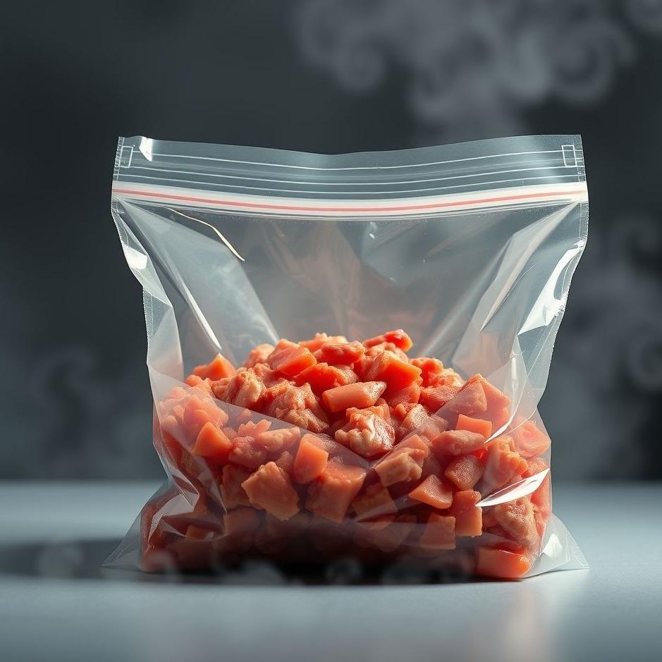 Dream : Minced meat in a bag in a dream