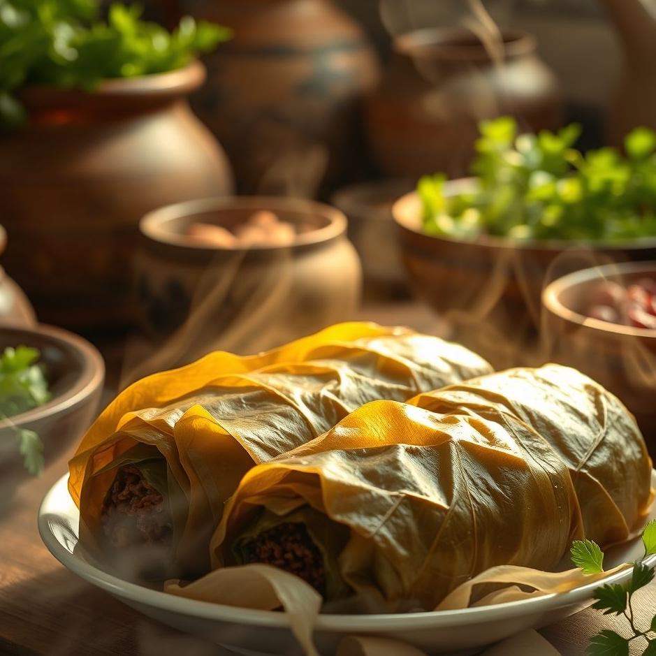 Dream : Minced meat sarma in a dream