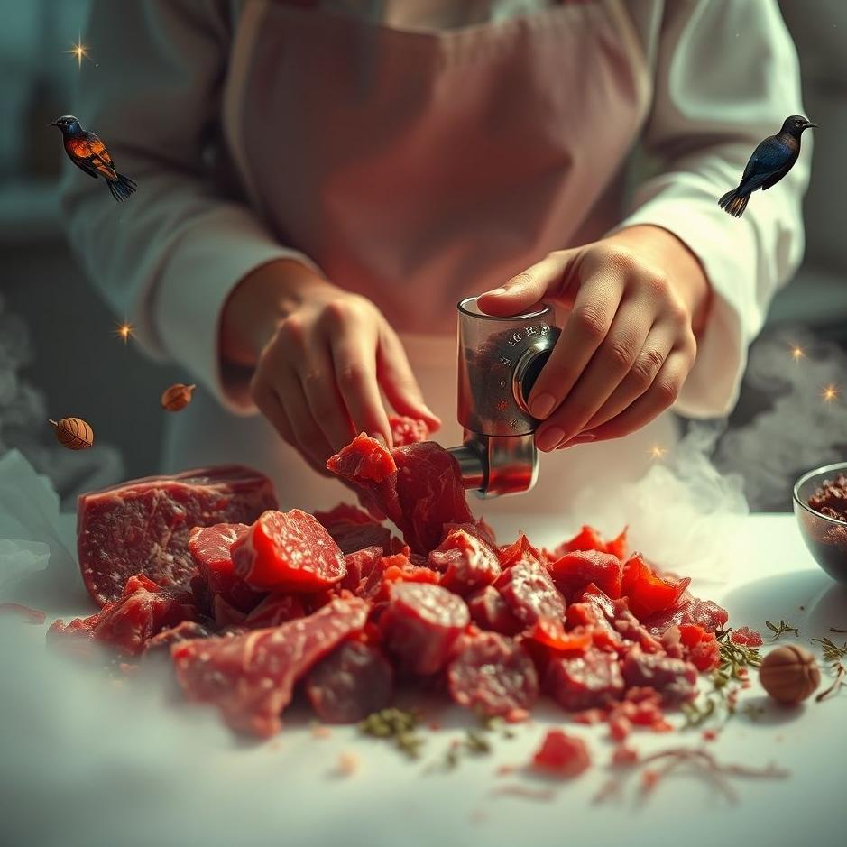 Dream : Mincing meat in a dream