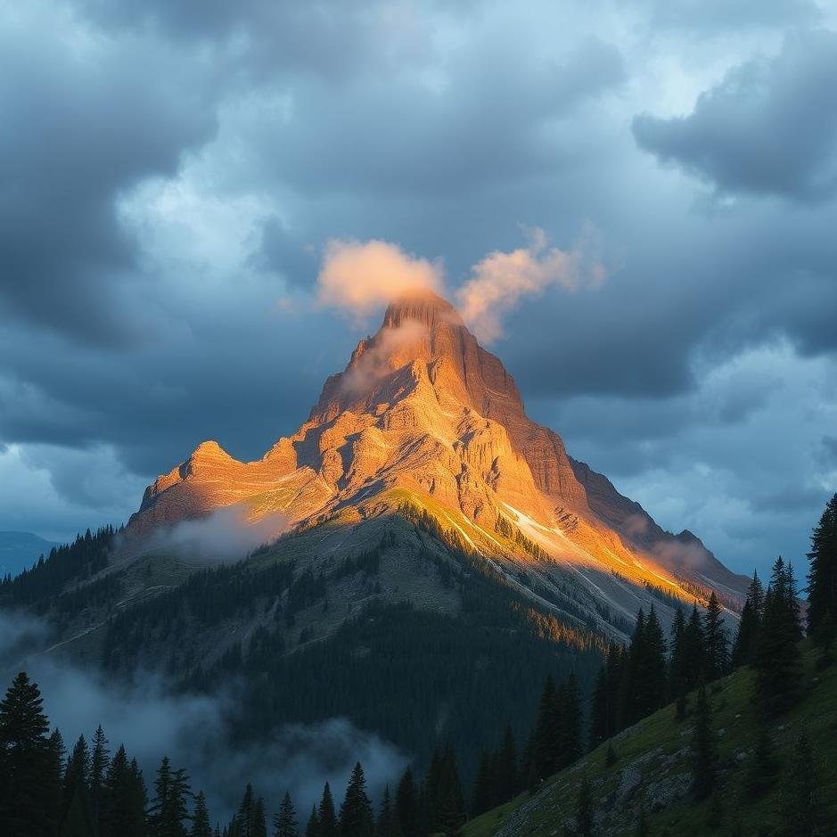 Dream : Mine mountain in a dream