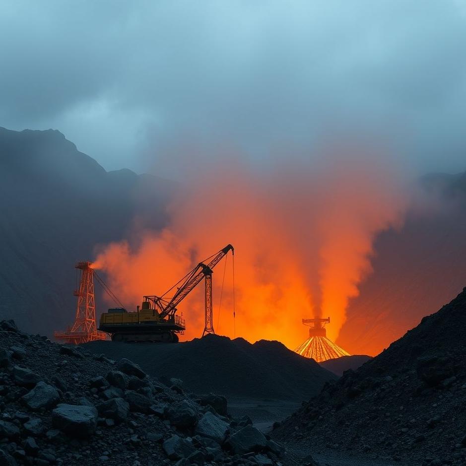 Dream : Mining coal in a dream