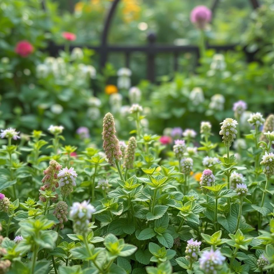 Dream : Mint garden in a dream