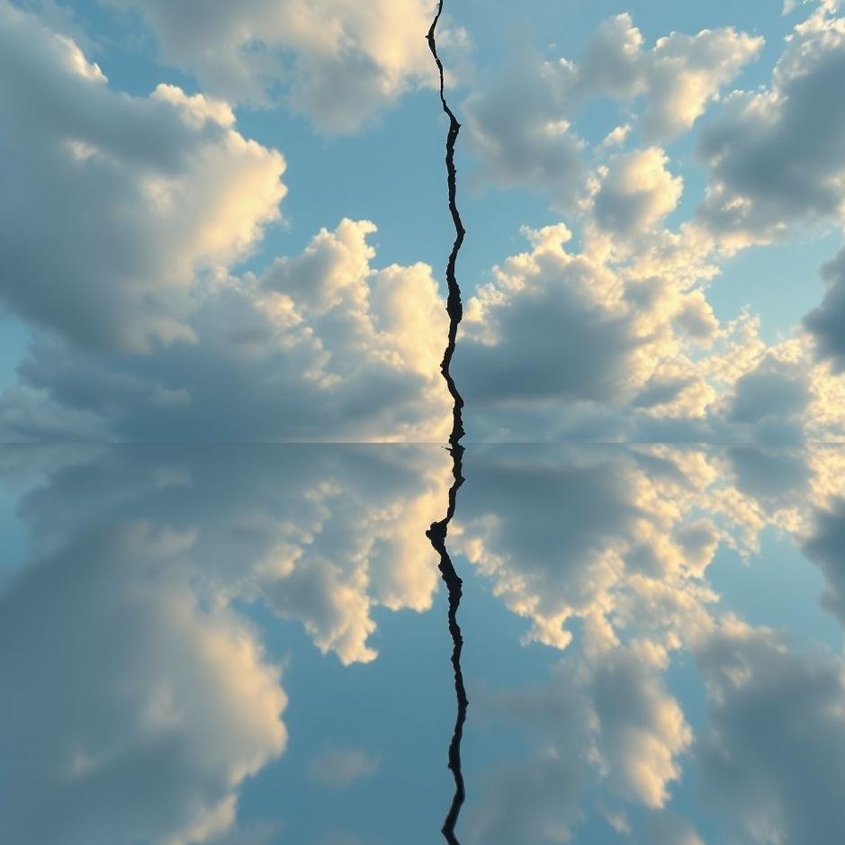 Dream : Mirror crack in the dream