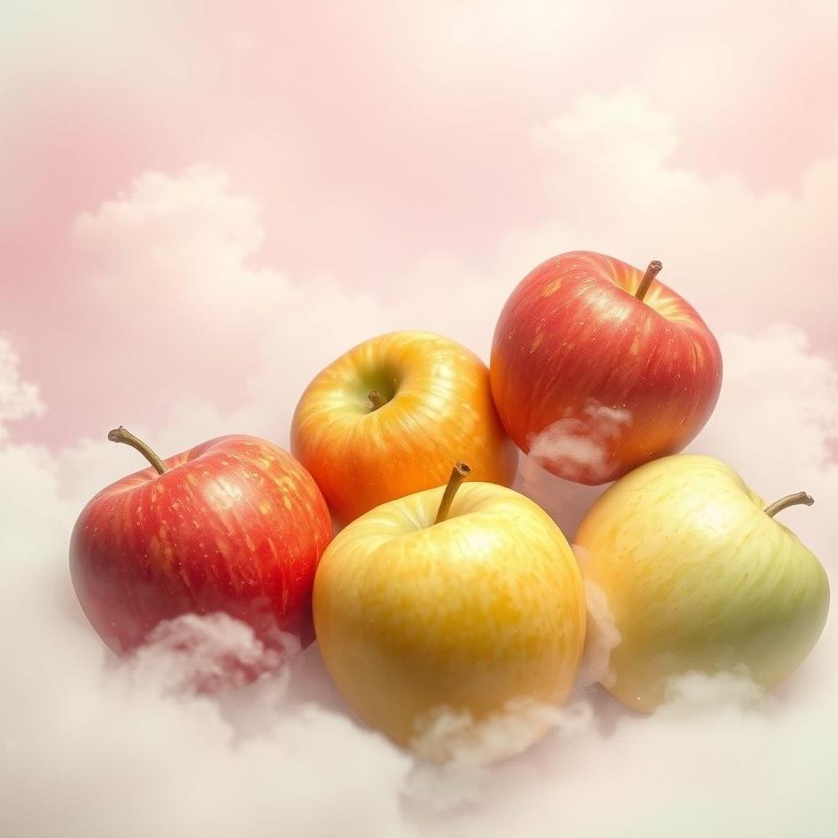 Dream : Mixed apples in a dream