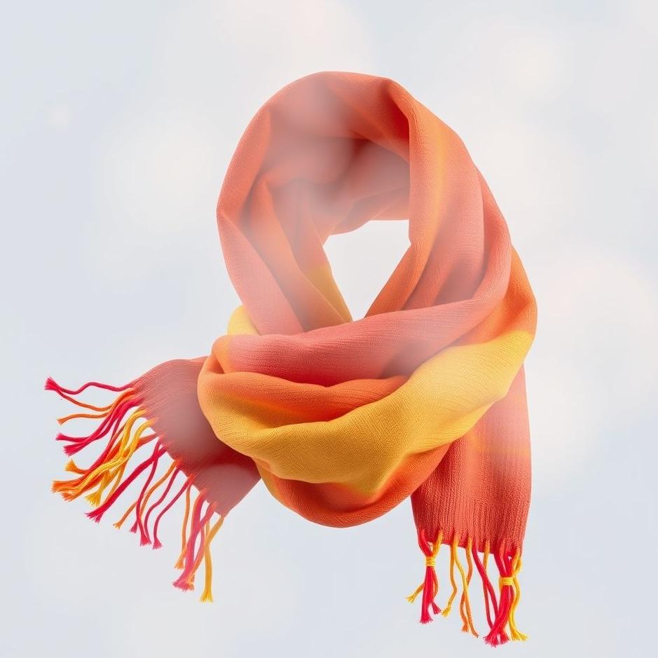 Dream : Mixed-colored scarf in a dream
