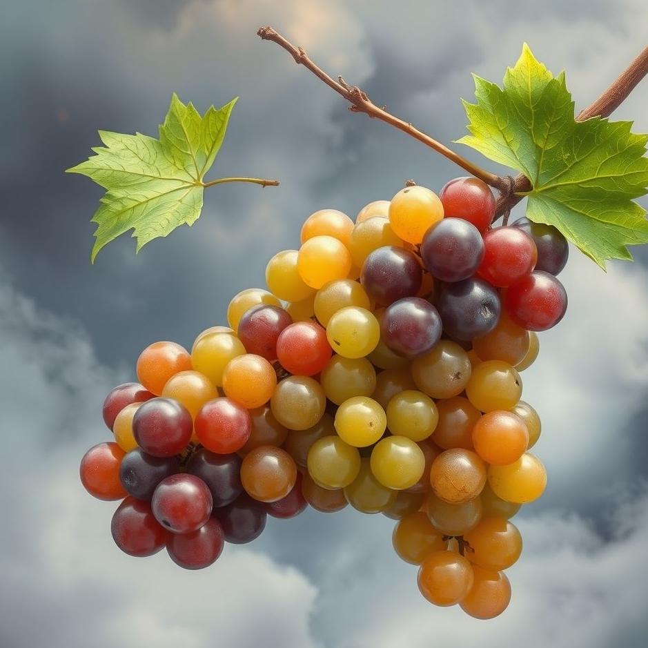Dream : Mixed grapes in a dream