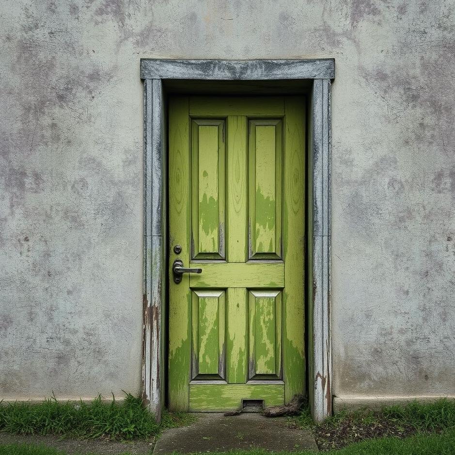 Dream : Moldy door in a dream