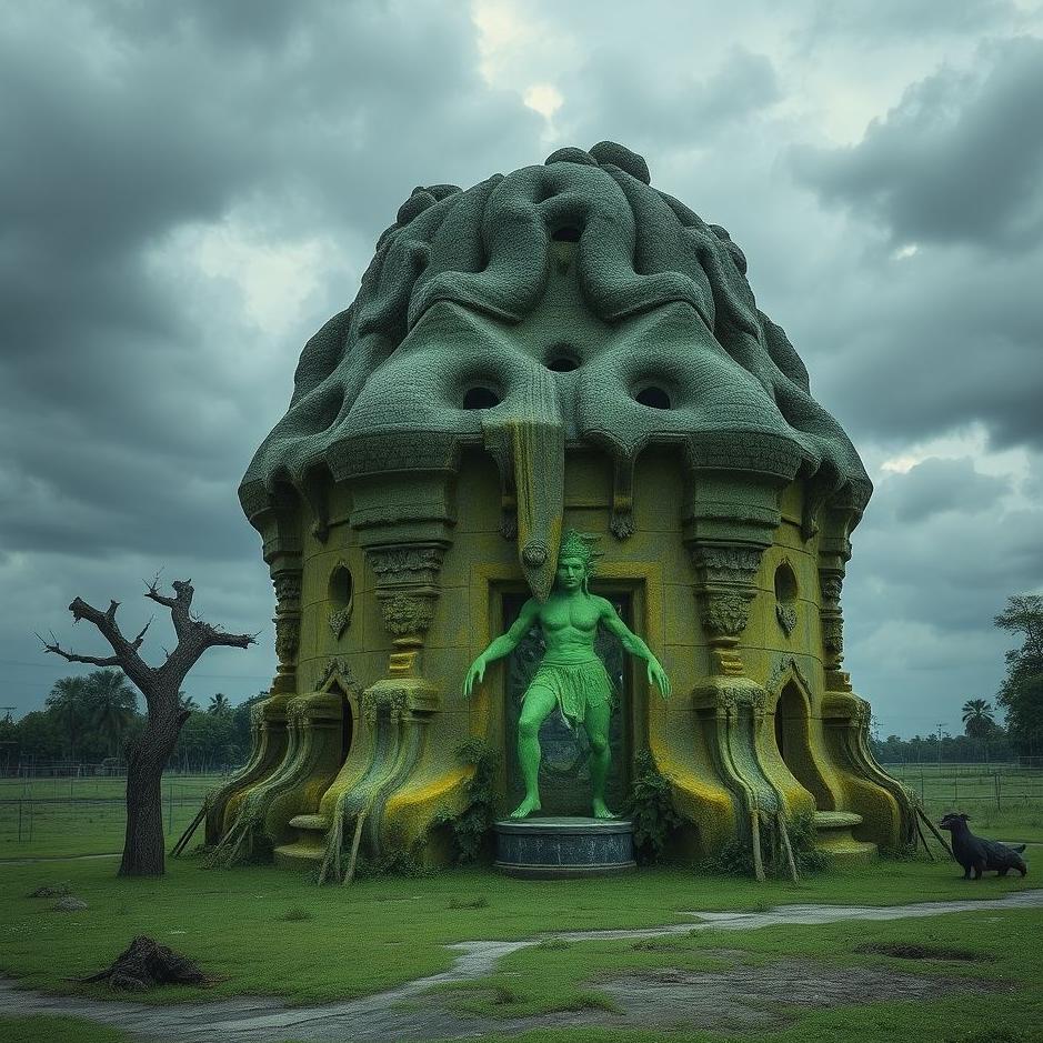 Dream : Moldy mandap in a dream