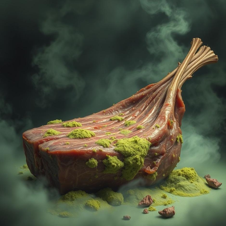 Dream : Moldy meat in a dream