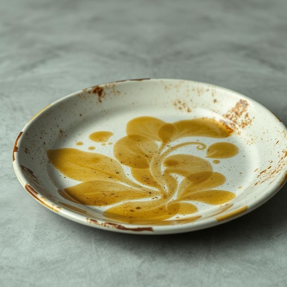 Dream : Moldy plate in a dream