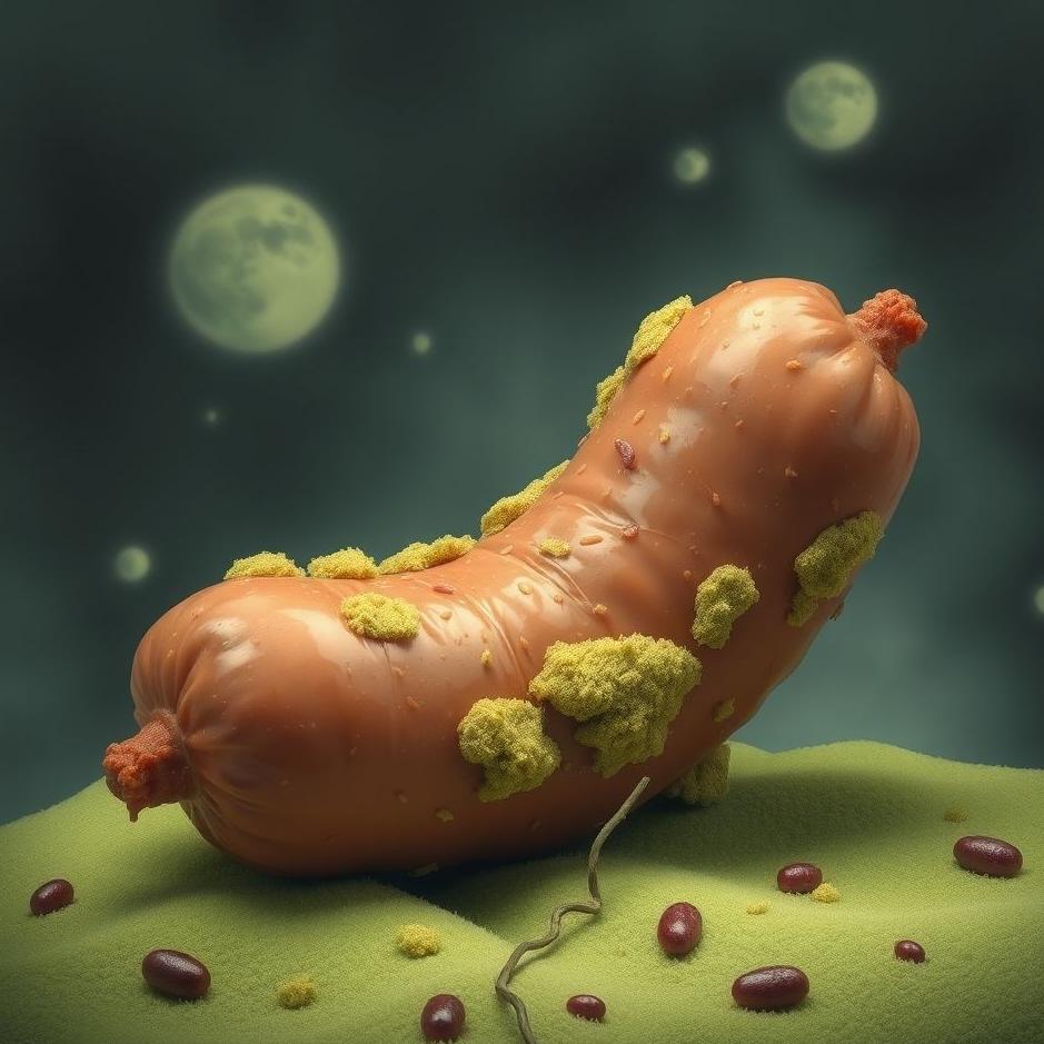 Dream : Moldy sausage in a dream