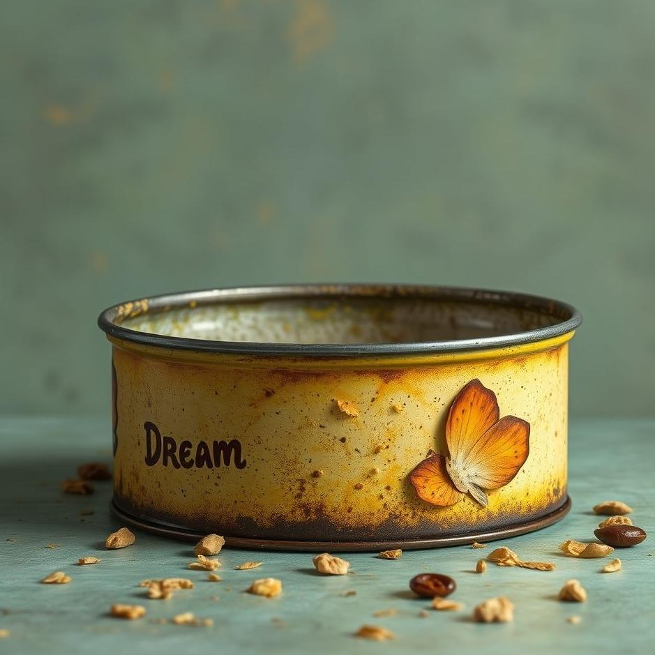 Dream : Moldy tin in a dream