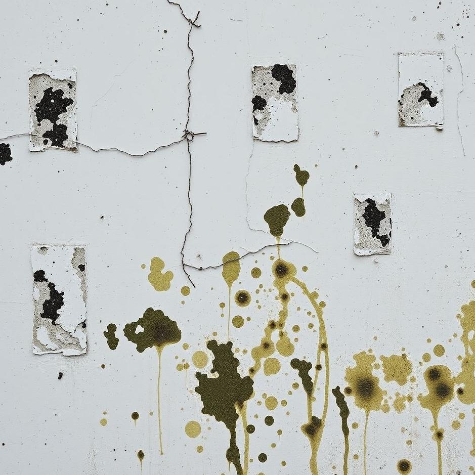 Dream : Moldy whitewash in a dream