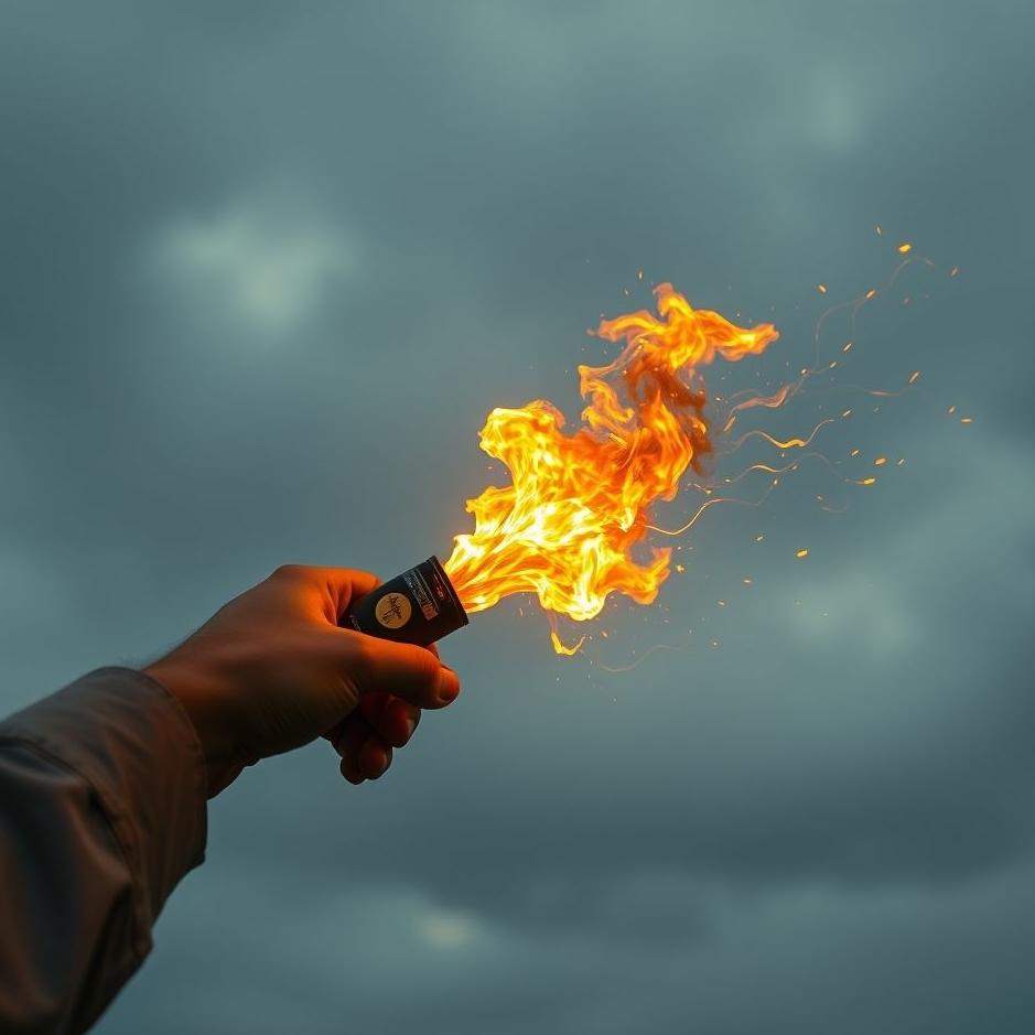 Dream : Molotov cocktail being thrown in a dream