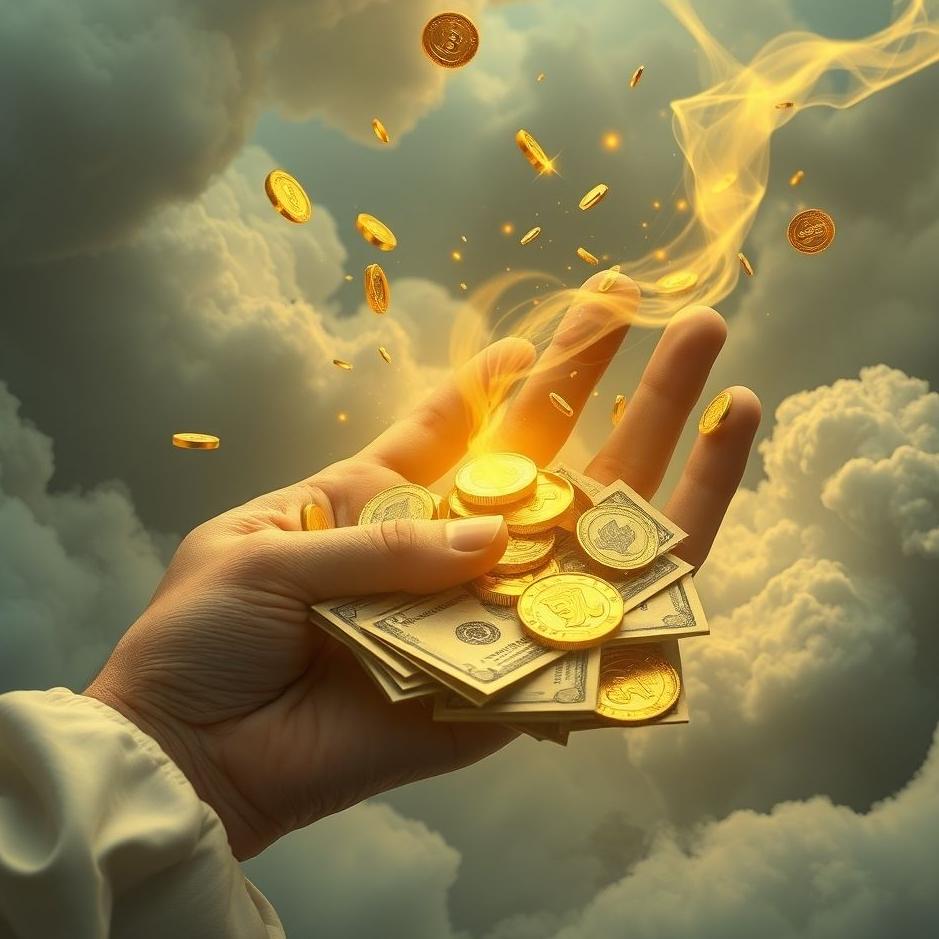 Dream : Money and gold being worn in a dream