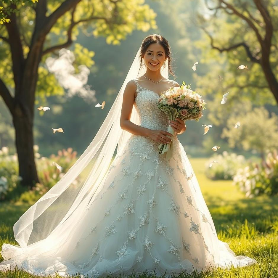 Dream : Money attached to the bride in a dream