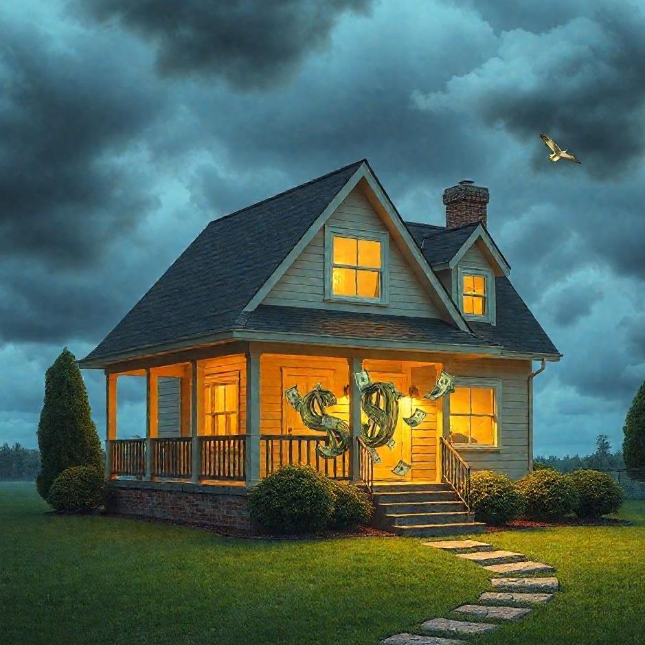 Dream : Money coming out of the house in a dream