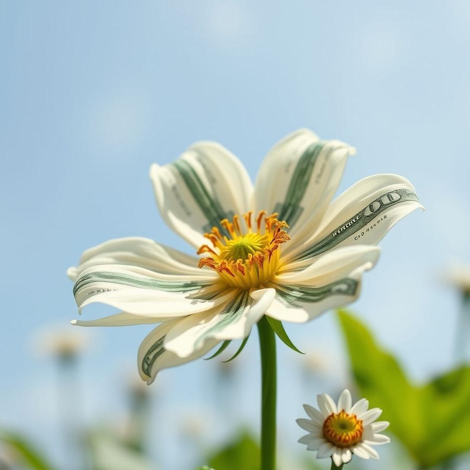 Dream : Money flower in a dream