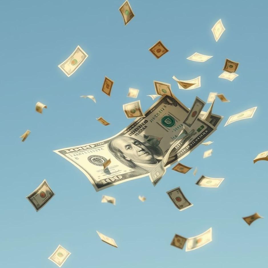 Dream : Money flying away in a dream