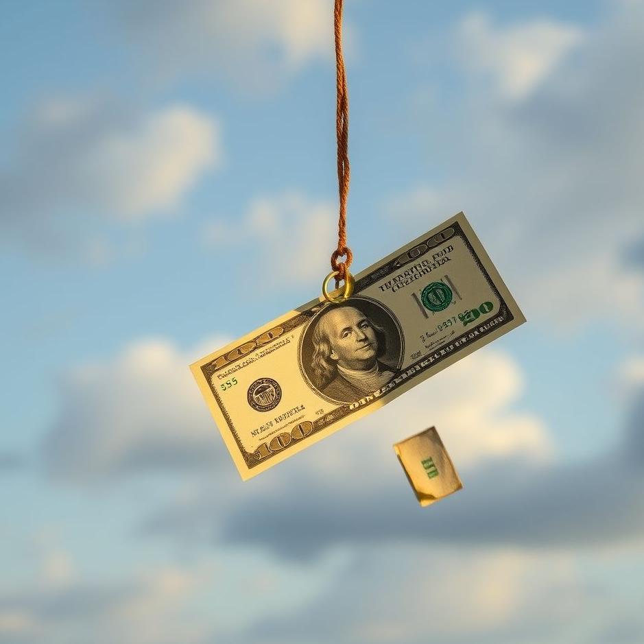 Dream : Money hanging in a dream