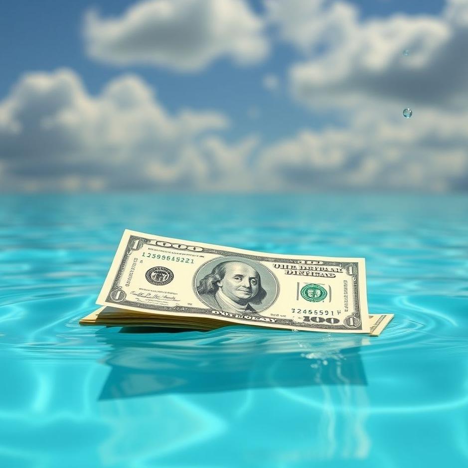 Dream : Money in a pool in a dream