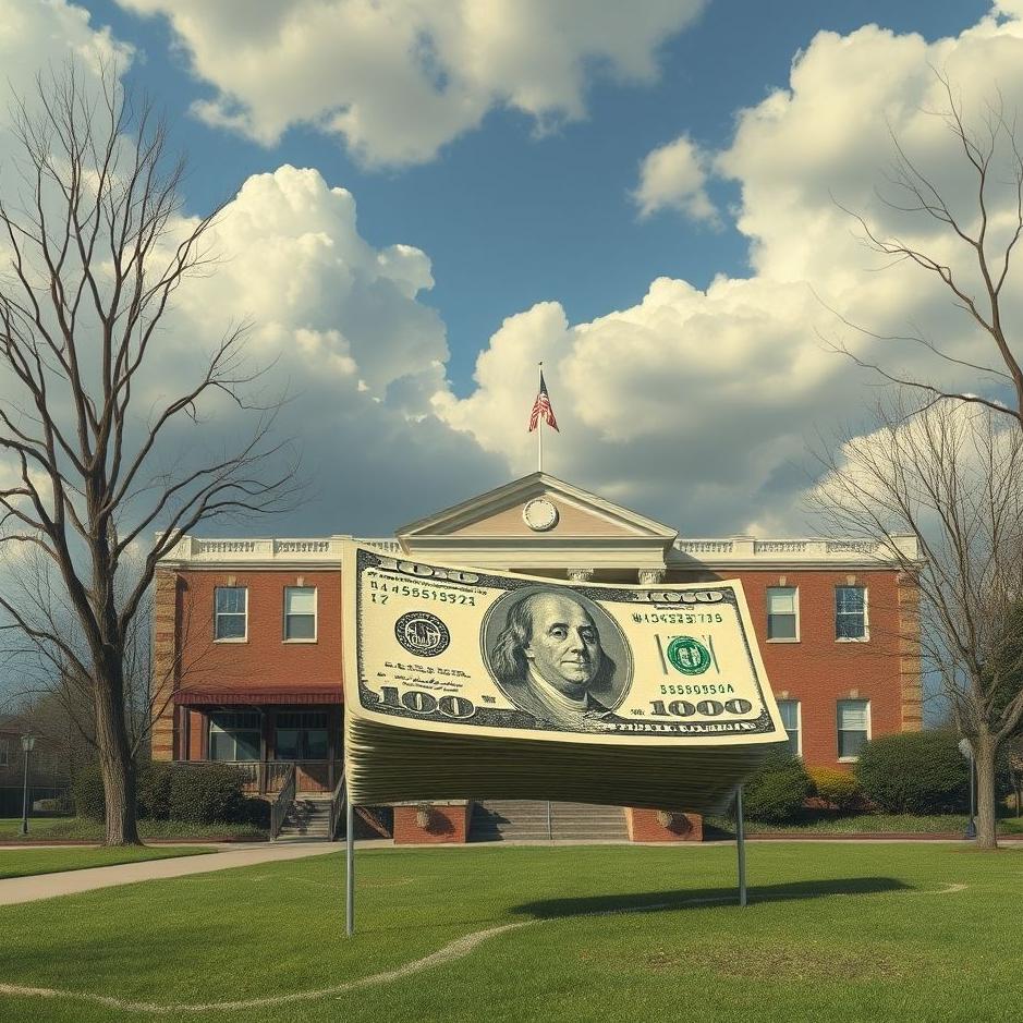 Dream : Money in a schoolyard in a dream