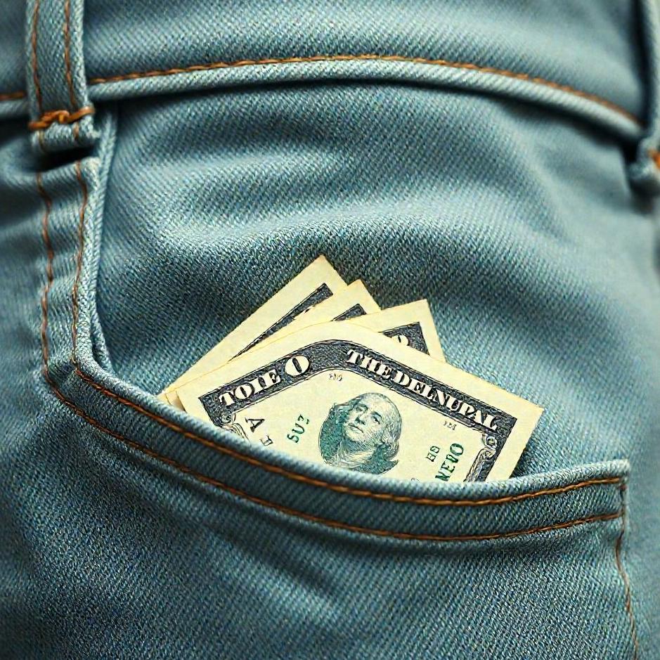 Dream : Money in an old trouser pocket in a dream